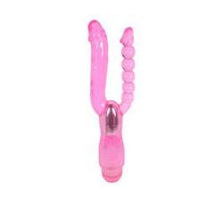 Adam And Eve Dual Pleasure Vibe Waterproof Pink